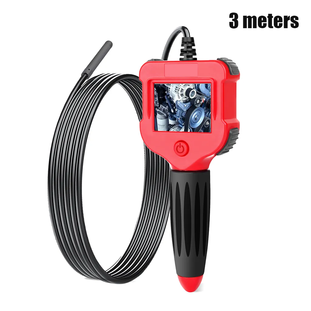 Endoskop Industrielles Endoskop 2,4-Zoll-Bildschirminspektion HD-Handendoskop Wasserdichter Breiter Betrachtungswinkel Fuer Auto, Klimaanlage, Motorpruefung 3 Meter 1 Endoskop Industrielles Endoskop 2,4-Zoll-Bildschirminspektion HD-Handendoskop Wasserdichter Breiter Betrachtungswinkel Fuer Auto, Klimaanlage, Motorpruefung 3 Meter