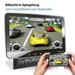 XOMAX XM-2VA1007 Autoradio Mit Android 10, Navi GPS Navigation, 10 Zoll Touchscreen Bildschirm, Bluetooth, SD, USB, 2 DIN -Volkswagen Kenwood Verkaufe 6addc358927dab1bbe09462345ff951c