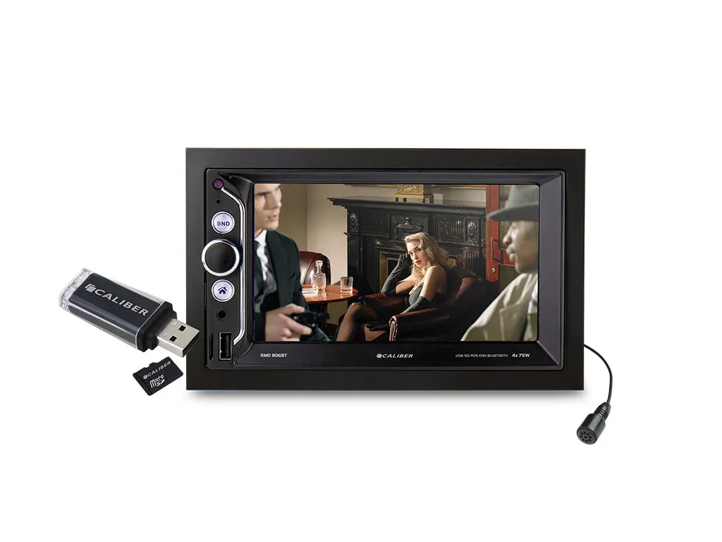 Autoradio Met Bluetooth - AUX - 4 X 75 Watt - USB - AM / FM Radio - Mirrorlink - Dubbele Din Touchscreen (RMD806BT) 5 Autoradio Met Bluetooth - AUX - 4 X 75 Watt - USB - AM / FM Radio - Mirrorlink - Dubbele Din Touchscreen (RMD806BT) - Image 5