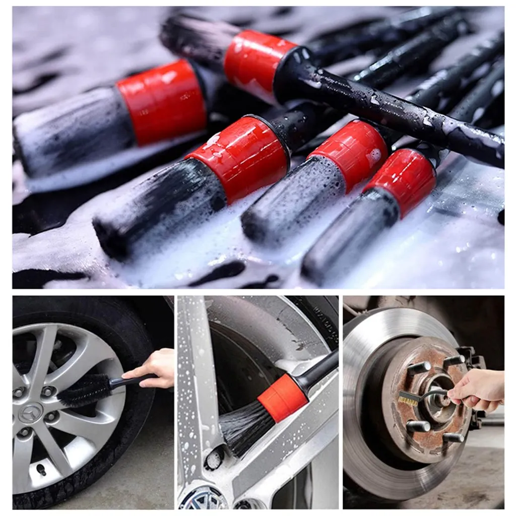 13er Auto Detaillierung Pinsel Kit Kunststoff Griff Automotive Innen Für Reifen Rad Motor Detail Sauberen Pinsel Werkzeug 3 13er Auto Detaillierung Pinsel Kit Kunststoff Griff Automotive Innen Für Reifen Rad Motor Detail Sauberen Pinsel Werkzeug - Image 3