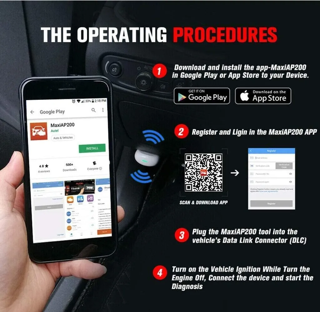 Autel AP200 Obd2 Bluetooth Adapter,Fehlercode Von Alle System Auslesen,Sonderfunktion Für Öl SAS EPB DPF BMS IMMO Und TPMS, OBD2 Bluetooth Diagnosegerät.geeignet Für IOS Und Android 5 Autel AP200 Obd2 Bluetooth Adapter,Fehlercode Von Alle System Auslesen,Sonderfunktion Für Öl SAS EPB DPF BMS IMMO Und TPMS, OBD2 Bluetooth Diagnosegerät.geeignet Für IOS Und Android - Image 5