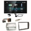 Kenwood DMX-125DAB Bluetooth DAB+ USB MP3 Einbauset Für Fiat Ducato Boxer Jumper