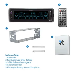 XOMAX XM-RT284 Autoradio Mit Touchscreen, Bluetooth Freisprecheinrichtung, SD, USB, AUX IN, 1 DIN -Volkswagen Kenwood Verkaufe 7093bdde5aba91f3746451e53dbb2096