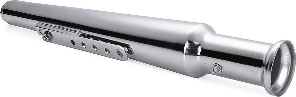 2x Universal Motorrad Auspuff Auspufftopf Schalldämpfer Endtopf + Halter 540mm 5 2x Universal Motorrad Auspuff Auspufftopf Schalldämpfer Endtopf + Halter 540mm - Image 5