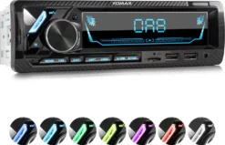 XOMAX XM-RD283 Autoradio Mit DAB+ Plus, Bluetooth Freisprecheinrichtung, 2x USB, SD, AUX IN, 1 DIN