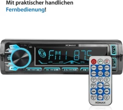 XOMAX XM-R286 Autoradio Mit Bluetooth Freisprecheinrichtung, 2. USB Mit Ladefunktion, SD, AUX, MP3, 1 DIN -Volkswagen Kenwood Verkaufe 77eb0148fc59640abeec48d6a4247e70