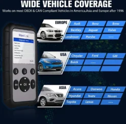 Autel ML629 OBD2-Diagnosegerät Kfz-Auslesegerät Alle OBDII Dieselmotor Benzinmotor, Airbag Antiblockiersystem Motor Getriebe System Tiefe Diagnose, 14 Sprache Deutsche Inkl -Volkswagen Kenwood Verkaufe 7a8570eef47f16f0655df57fafa01385