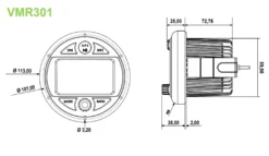 ESX VMR301 | Marine Media Receiver Mit 3-Zoll Farbdisplay Und DAB+ -Volkswagen Kenwood Verkaufe 7d7173537cf38eeabfea8e4aabaea3ef
