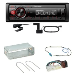 Pioneer MVH-330DAB Bluetooth Digitalradio Einbauset Für Mercedes Citan W415