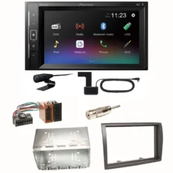 Pioneer DMH-A240DAB Digitalradio Bluetooth Einbauset Für Fiat Ducato Boxer Jumper