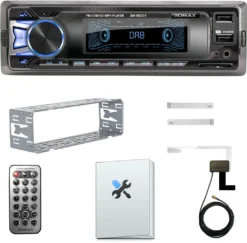 XOMAX XM-RD275 Autoradio Mit DAB+ Plus, Bluetooth, 2. USB Mit Ladefunktion, SD, Aux, 1 DIN -Volkswagen Kenwood Verkaufe 81b8695437523f66029a5a878df358f9