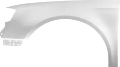 Volkswagen Kotflügel Vw Passat B6 Lb9A Links Weiss 2005-2010 Vorderseite Lackiert Neu