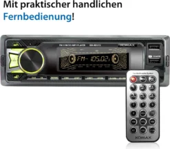XOMAX XM-RD275 Autoradio Mit DAB+ Plus, Bluetooth, 2. USB Mit Ladefunktion, SD, Aux, 1 DIN -Volkswagen Kenwood Verkaufe 88c63b7f11a6fba9c5c0053f87c1b458