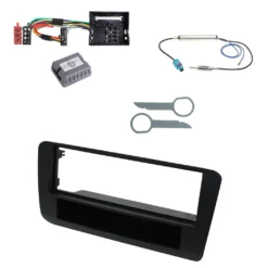 Autoradio Einbauset Für Audi A1 1-DIN Radioblende Antennen Adapter Kabel CAN Bus