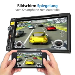 XOMAX XM-2D6913 Autoradio Mit 6,9 Zoll Touchscreen Bildschirm (kapazitiv), DVD CD Player, Bluetooth, SD, USB, 2 DIN -Volkswagen Kenwood Verkaufe 8b97b9045b5b1f577902bc43f0ee593f