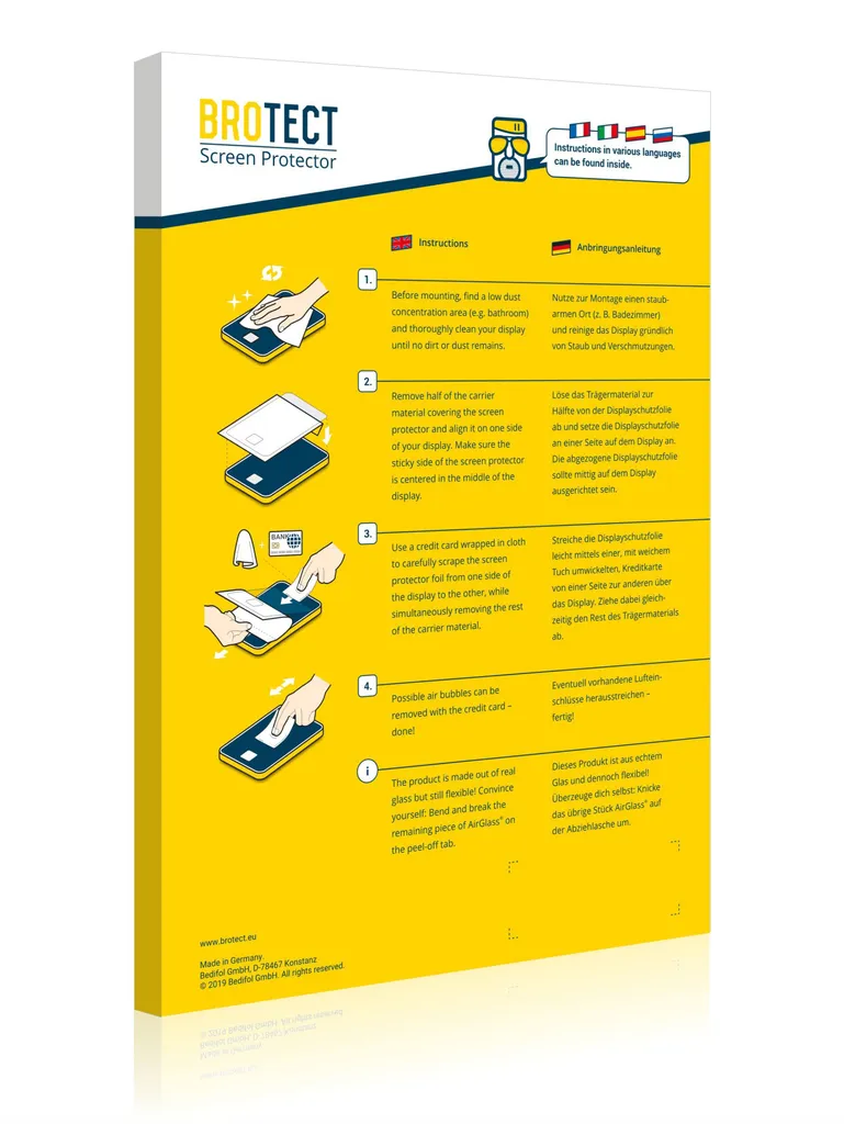 BROTECT AirGlass Flexible Panzerglasfolie Für Autel MaxiCOM MK808 Matt Entspiegelt 7 BROTECT AirGlass Flexible Panzerglasfolie Für Autel MaxiCOM MK808 Matt Entspiegelt - Image 7