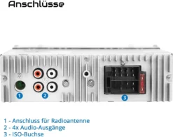 XOMAX XM-R265 Autoradio Mit Bluetooth Freisprecheinrichtung, 2. USB Mit Ladefunktion, SD, AUX, 1 DIN -Volkswagen Kenwood Verkaufe 8d82d70981abfe164cbd8af5bb00bcfa