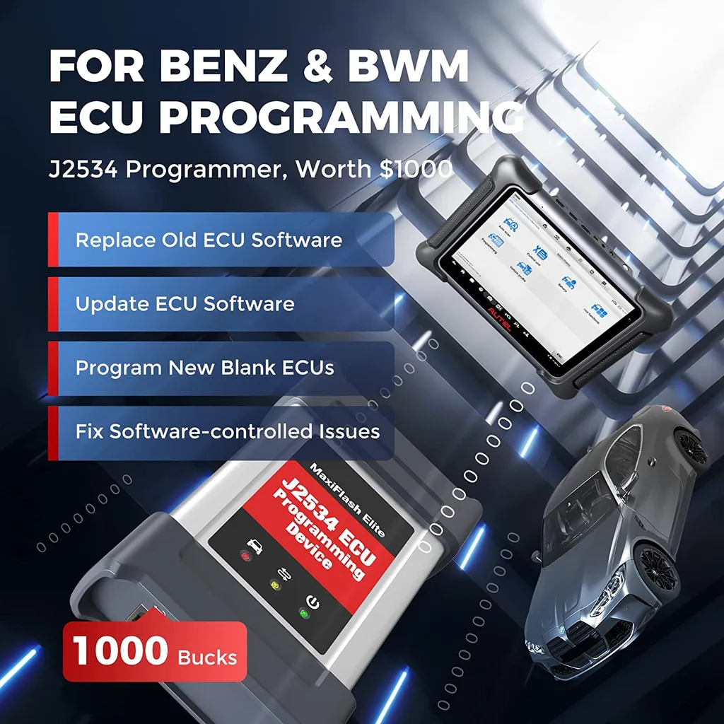 Autel Maxisys Elite II Kfz Diagnosegerät, Mit über 38 Sonderfunktionen Modell Von MS Elite/MK908P/MS908S PRO Mit J2534-ECU-Programmierung 2 Jahre Update 4 Autel Maxisys Elite II Kfz Diagnosegerät, Mit über 38 Sonderfunktionen Modell Von MS Elite/MK908P/MS908S PRO Mit J2534-ECU-Programmierung 2 Jahre Update - Image 4