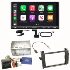 Sony XAV-AX5650 DAB+ Bluetooth USB Einbauset Für Mercedes A W169 B Klasse W245