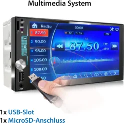 XOMAX XM-2V784D Autoradio Mit DAB+ Plus, Mirrorlink, 7 Zoll Touchscreen Bildschirm (kapazitiv), AUX, Micro SD, USB, Bluetooth, 2 DIN -Volkswagen Kenwood Verkaufe 92bdc93edfeff97ae8ea83a079fc451f