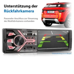 XOMAX XM-V427D Autoradio Mit DAB+ Plus, 4 Zoll Touchscreen Bildschirm, 2x USB, Bluetooth, SD, AUX IN, 1 DIN -Volkswagen Kenwood Verkaufe 92e8268eb0a737ec843431dee2460c1b