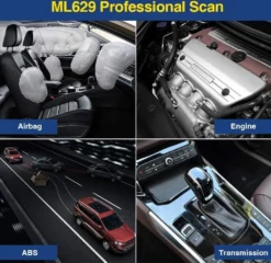 Autel ML629 OBD2-Diagnosegerät Kfz-Auslesegerät Alle OBDII Dieselmotor Benzinmotor, Airbag Antiblockiersystem Motor Getriebe System Tiefe Diagnose, 14 Sprache Deutsche Inkl -Volkswagen Kenwood Verkaufe 93bee0b68cb08a2e5bb2863f3e782421