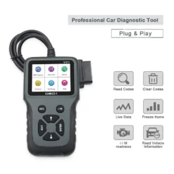 OBD2 Diagnosegerät Auto Diagnosewerkzeuge Universal Handscanner OBDII Code-Scanner-Fahrzeug-Fehlercodeleser Fehlerauslesegerät, Geker