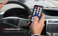 IeGeek Autoradio Bluetooth Freisprechanrufe, 1 DIN Autoradio Mit 30 Speicherplätzen Und Stromausfallspeicher, RDS/FM/AM Duales LCD-Display Mit Uhr, SD/AUX/2 USB Anschlüsse -Volkswagen Kenwood Verkaufe 985517431f450ecf0705f8e3796b4379