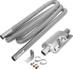 250cm Auspuff Edelstahl Ø25mm Mit Schalldämpfer + Klemmen Für Auto Standheizung -Volkswagen Kenwood Verkaufe 9b854eb4629f662cea497eb315258c1d