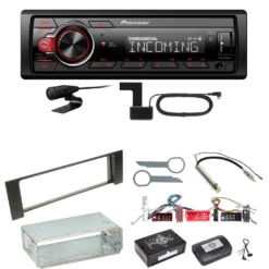 Pioneer MVH-330DAB Bluetooth Digitalradio Einbauset Für Audi A4 B6 B7
