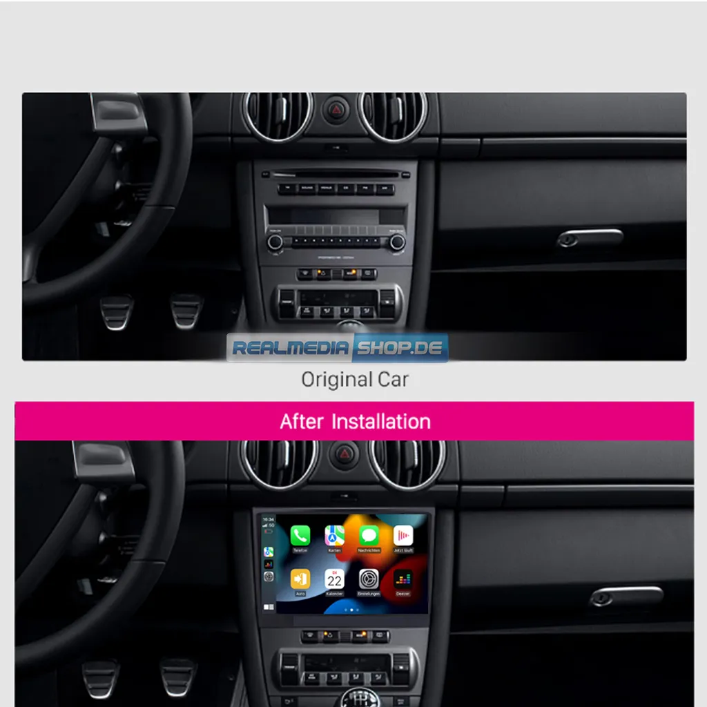 Für Porsche Cayman Carrera Boxster 911 997 9" Android Autoradio GPS Navi CarPlay 3 Für Porsche Cayman Carrera Boxster 911 997 9" Android Autoradio GPS Navi CarPlay - Image 3