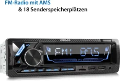 XOMAX XM-RD285 Autoradio Mit DAB+ Plus, Bluetooth Freisprecheinrichtung, 2x USB, SD, AUX IN, 1 DIN -Volkswagen Kenwood Verkaufe 9f501c604ebd9909ecadc6f7c8b1c6c4 1