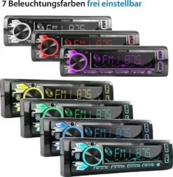 XOMAX XM-R286 Autoradio Mit Bluetooth Freisprecheinrichtung, 2. USB Mit Ladefunktion, SD, AUX, MP3, 1 DIN -Volkswagen Kenwood Verkaufe a045db757061835f0a45593749007140