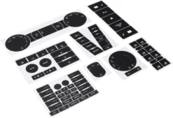 SET Klimabedienteil Klima Schalter Aufklebern Tasten Für VW Touareg 2004-2009 -Volkswagen Kenwood Verkaufe a154523809ae576c9718a0f7fe66a169