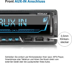 XOMAX XM-R282 Autoradio Mit Bluetooth Freisprecheinrichtung, 2. USB Mit Ladefunktion, SD, AUX IN, 1 DIN -Volkswagen Kenwood Verkaufe a16627e9d30efa896e43bd686deb57dc