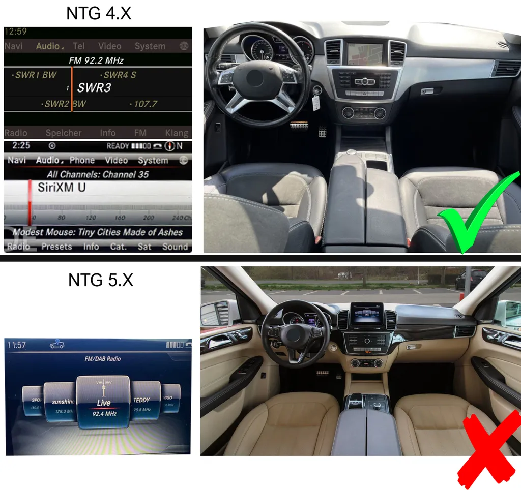Für Mercedes ML GL W166 X166 NTG 4X 12" Touch Android GPS Navigation Carplay 2 Für Mercedes ML GL W166 X166 NTG 4X 12" Touch Android GPS Navigation Carplay - Image 2