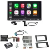 Sony XAV-AX5650 DAB+ Bluetooth CarPlay USB Einbauset Für Mercedes W211 CLS W219