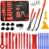 Türverkleidung Auto Innenraum Auto Demontage Werkzeuge 45 Stück Auto Zierleistenkeile-Set Clip Panel Tür Teile Zierleisten Retoo