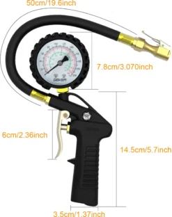 Reifenfüller Reifendruckmesser Reifendruckprüfer Luftdruckprüfer Hohe Präzision 220 PSI Für Auto Motorrad PKW LKW Reifenfüll-Messgerät, GEKER -Volkswagen Kenwood Verkaufe a74bee123d1493e5ea012d1d40d178e3