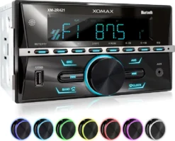 XOMAX XM-2R421 Autoradio Mit Bluetooth Freisprecheinrichtung, USB Und AUX-IN, 2 DIN