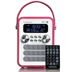 Lenco PDR-051PKWH - Tragbares DAB+ FM-Radio Mit Bluetooth® Und AUX-Eingang, Aufladbarer Batterie - Pink -Volkswagen Kenwood Verkaufe ac0dc8aee602078855c2f0e9b8bc8ca9