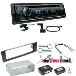 Kenwood KDC-BT760DAB Bluetooth Digitalradio USB CD Einbauset Für Audi A3 8P 8PA