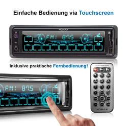 XOMAX XM-RT284 Autoradio Mit Touchscreen, Bluetooth Freisprecheinrichtung, SD, USB, AUX IN, 1 DIN -Volkswagen Kenwood Verkaufe afc3c1755cdf4917b0e1d9730e3fce93