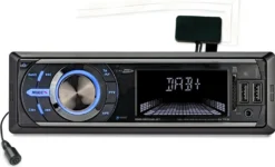 Caliber RMD051DAB-BT - Autoradio - DAB+ Bluetooth® Technologie USB SD 4x75Watt -Schwarz