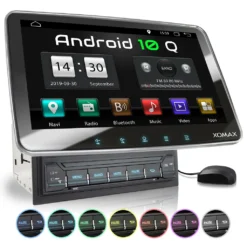 XOMAX XM-2VA1007 Autoradio Mit Android 10, Navi GPS Navigation, 10 Zoll Touchscreen Bildschirm, Bluetooth, SD, USB, 2 DIN -Volkswagen Kenwood Verkaufe b12f23762081f54dfcf3e0b4fa0aefe6