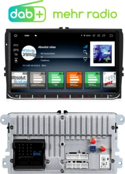 M.I.C. AV9V2 Android 10 Autoradio Mit Navi Qualcomm Snapdragon 665 4G+64G Ersatz Für VW Golf T5 Touran Passat RNS RCD Skoda SEAT: SIM DAB Plus Bluetooth 5.0 WiFi 2din 9" IPS Panzerglas Bildschirm USB -Volkswagen Kenwood Verkaufe b38b7049d5ee87556f023864be179741