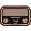 BEATSMAN RETRO Stereo-Lautsprecher (Bluetooth, USB Anschluss, Micro-SD Kartenleser, Retro-Optik, 2000 MAH, Lithium Akku)