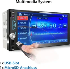 XOMAX XM-2V783 Autoradio Mit 7 Zoll Touchscreen Bildschirm (kapazitiv), Mirrorlink, Bluetooth, USB, AUX, SD, 2 DIN -Volkswagen Kenwood Verkaufe b8575ab7b6211b0df6d10c5aa79b3d73