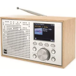 Dual DAB+/UKW Radio DCR 100, Bluetooth, Holzgehäuse