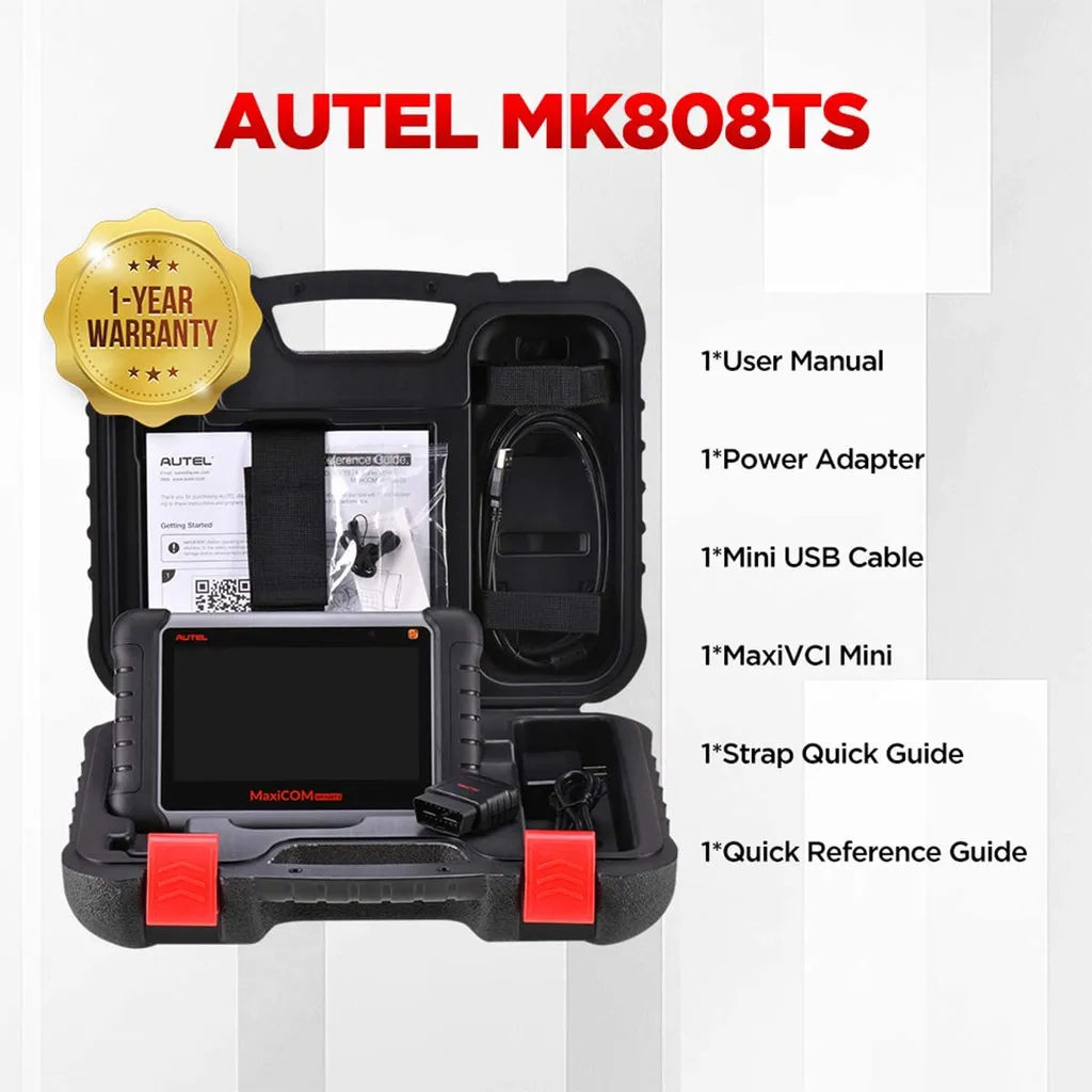 Autel MK808TS MaxiCOM Diagnosescanner Mit Ölrücksetzer (EPB/BMS/SAS/DPF/IMMO) Der Komplette TPMS-Service Frweiterte Version Von MK808/MK808BT 7 Autel MK808TS MaxiCOM Diagnosescanner Mit Ölrücksetzer (EPB/BMS/SAS/DPF/IMMO) Der Komplette TPMS-Service Frweiterte Version Von MK808/MK808BT - Image 7